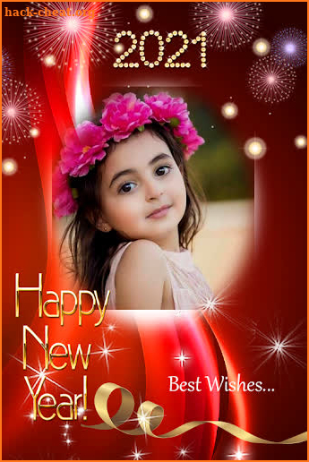 Happy New Year Frame Maker 2021 screenshot