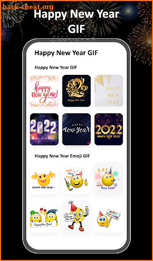 Happy New Year GIF screenshot