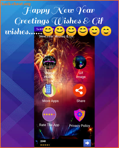 Happy New Year Greetings Wishes  & GIF Wishes screenshot