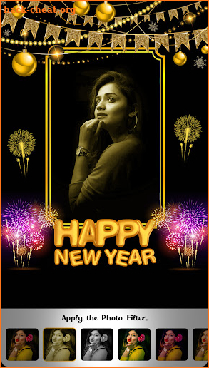 Happy New Year Photo Frame screenshot