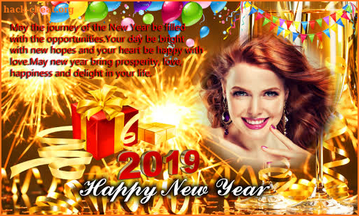 Happy New Year Photo Frame 2019 New Year Greetings screenshot