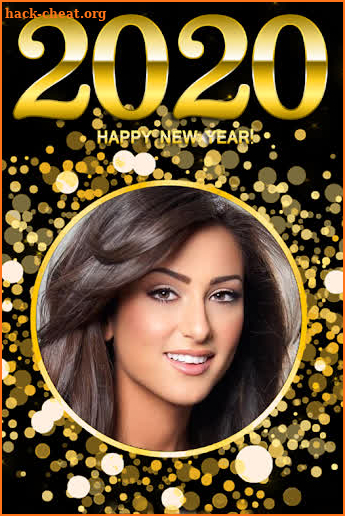 Happy new year photo frame 2020 screenshot