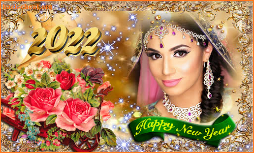 Happy new year photo frame 2022 screenshot