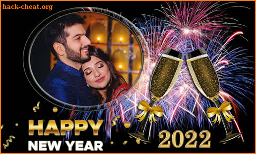 Happy new year photo frame 2022 screenshot