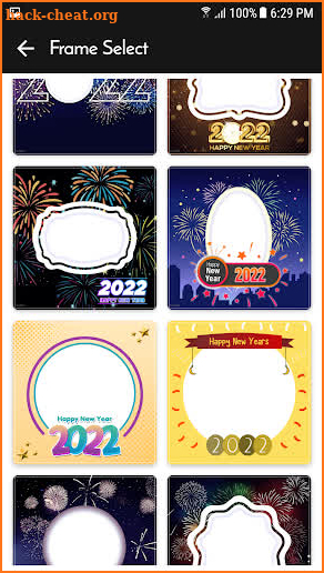 Happy new year photo frame 2022 screenshot