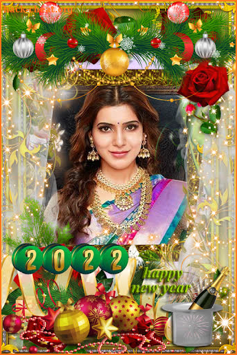 Happy new year photo frame 2022 screenshot