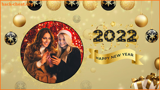 Happy New Year Photo Frame 2022 - Photo Editor screenshot