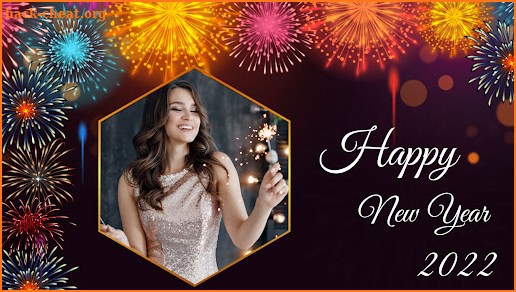 Happy New Year Photo Frame 2022 - Photo Editor screenshot