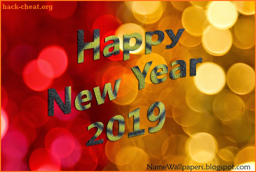 Happy New Year SMS Gif 2019 screenshot