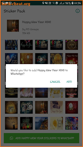 Happy New Year Stickers screenshot