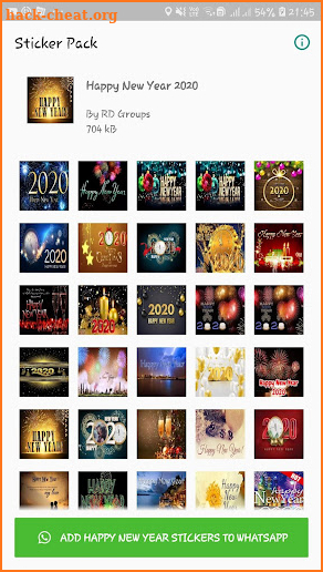 Happy New Year Stickers screenshot