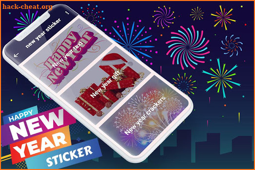 happy new year stickers for WA, new year wishes screenshot