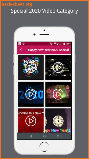 Happy New Year Video Status screenshot