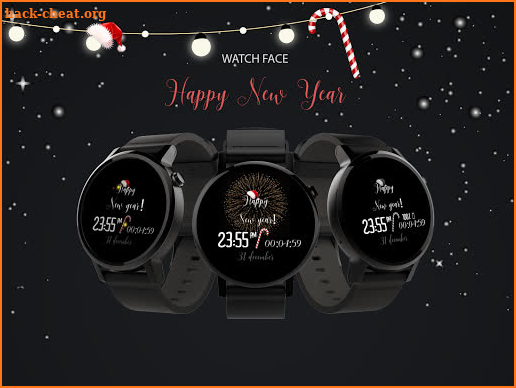 Happy New Year Watch Face screenshot