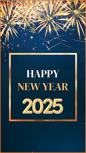 Happy New Year Wishes 2025 screenshot