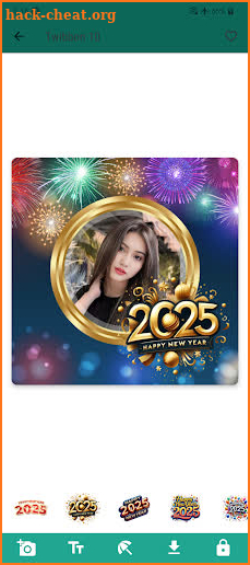 Happy NewYear 2025 Photo Frame screenshot