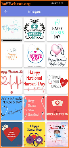 Happy nurses day screenshot