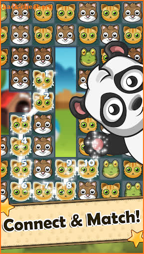 Happy Pet Swipe - Chain Linking Puzzle Game screenshot