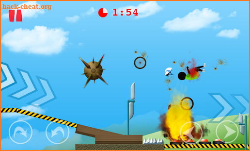 happy stickman wheels games screenshot