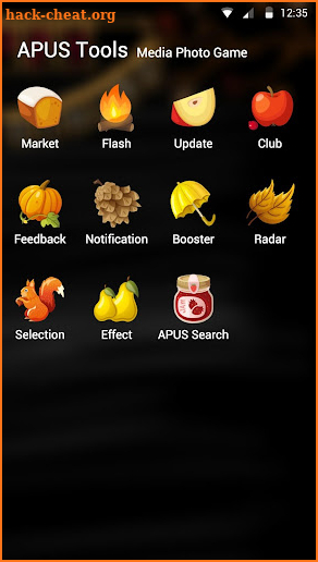 Happy Thanksgiving APUS theme screenshot