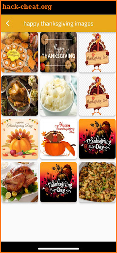 Happy thanksgiving day screenshot