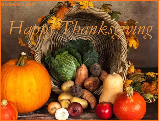 Happy Thanksgiving Greetings screenshot