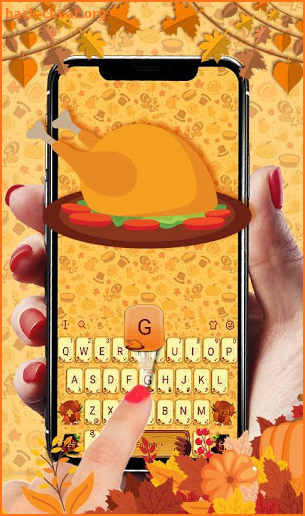 Happy Thanksgiving Keyboard Theme screenshot