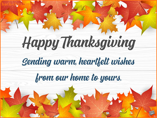 Happy Thanksgiving Messages screenshot