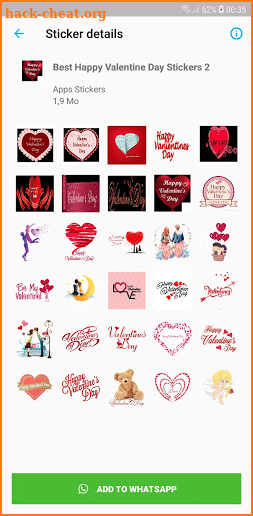 Happy Valentine Day Stickers screenshot