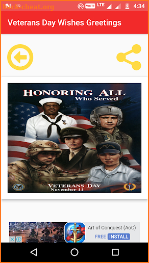 Happy Veterans Day Wallpaper Wishes Greetings SMS screenshot