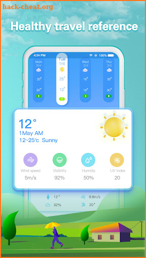 Happy Weather Forecast & Radar screenshot