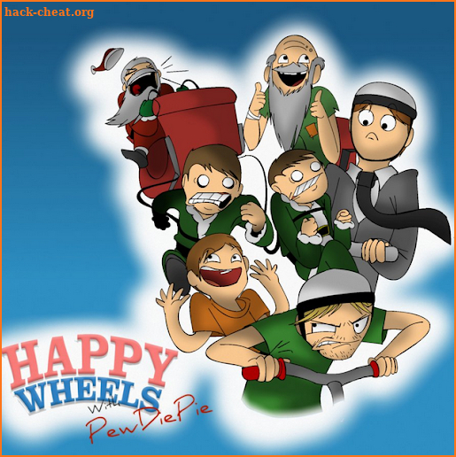 👽 HAPPY WHEELS NEW WALLPAPER screenshot