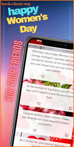 happy women's day wishes 2022 screenshot