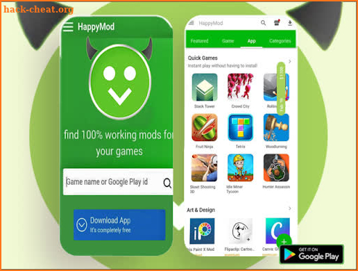 HappyMod Apps Manager: games mod & tips screenshot