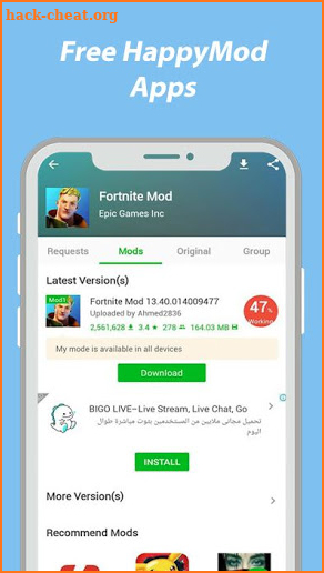 Happymod: happymod apk happymod 100 working  Guide screenshot