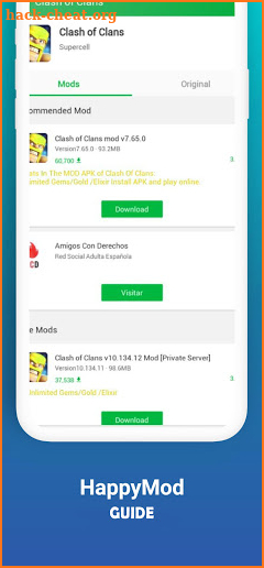 HappyMod : Last Happy Apps & Guide for Happymod screenshot