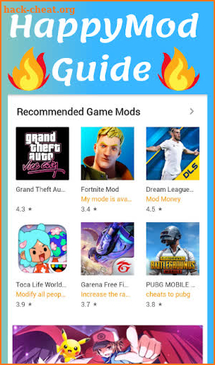 HappyMod New App And Guide for Happymod screenshot