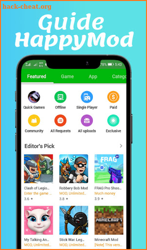 HappyMod : New Happy Apps Mod tips for HappyMod screenshot