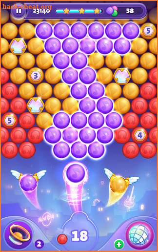 Hard Rock Bubble Shooter screenshot