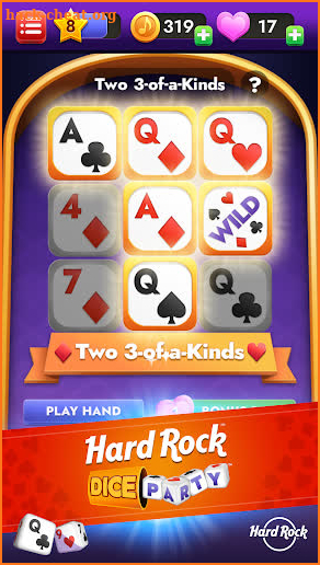 Hard Rock Dice Party screenshot