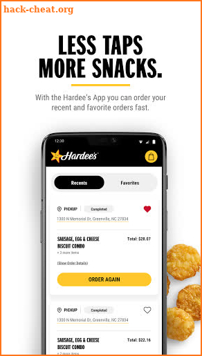 Hardee's screenshot