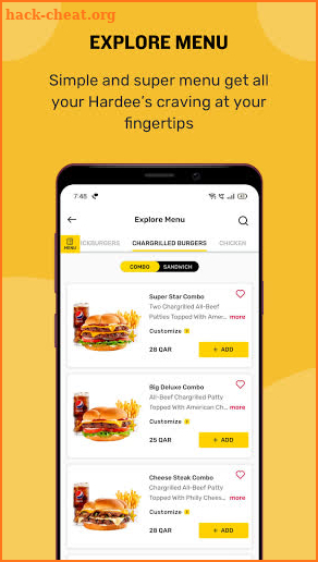 Hardee's Qatar- Food Delivery screenshot