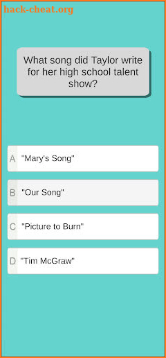 Hardest Taylor Swift Quiz 2022 screenshot