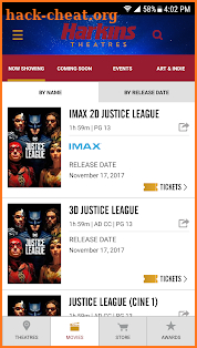 Harkins Theatres screenshot