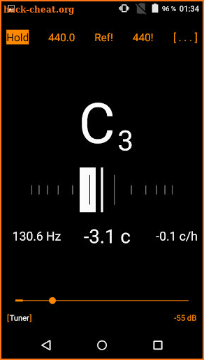 Harmonic Tuner Strobe Look screenshot