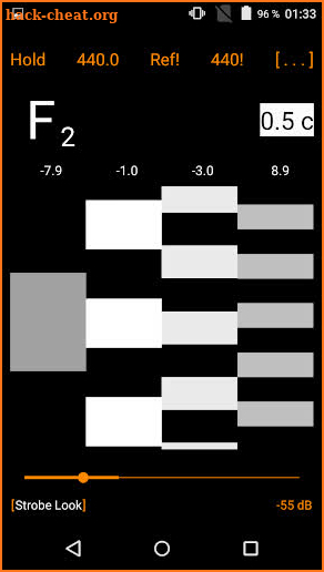 Harmonic Tuner Strobe Look screenshot