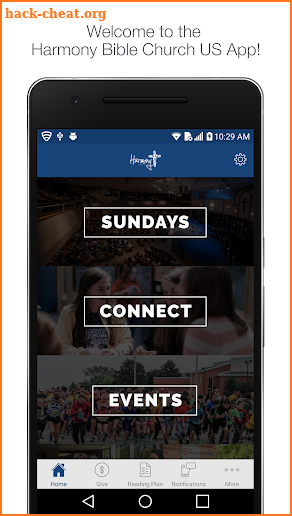 Harmony Bible Church US screenshot