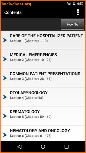 Harrison's Manual of Medicine 19th Edition screenshot