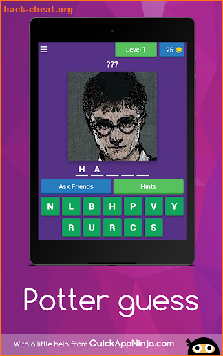 Harry potter guess screenshot