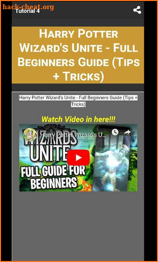 Harry Potter Wizards Unite GUIDE screenshot